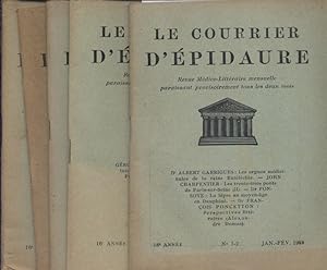 Le Courrier d'Epidaure 1949 : année complète. Articles sur Balzac (un numéro spécial), la lèpre, ...