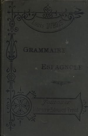 Seller image for Grammaire espagnole. for sale by Librairie Et Ctera (et caetera) - Sophie Rosire