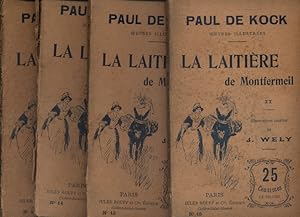 Seller image for La laitire de Montfermeil. En 5 volumes. volume 4 manquant. Fin XIXe. Vers 1900. for sale by Librairie Et Ctera (et caetera) - Sophie Rosire