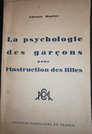 Imagen del vendedor de La psychologie des garons pour l'instruction des filles. Vers 1940. a la venta por Librairie Et Ctera (et caetera) - Sophie Rosire