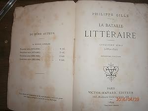 La bataille littéraire. Cinquième série (1889-1890).