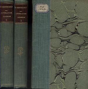 Cours complet de littérature moderne. Volumes 1 - 2 et 3.
