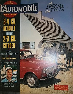 L'Automobile pour tous N° 185. Spécial pré-salon 1961. Septembre 1961.