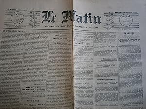 Le Matin du 14 octobre 1898. 14 octobre 1898.