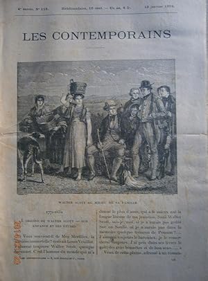 Les contemporains N° 118 : Walter Scott. Biographie accompagnée d'un portrait. 13 janvier 1895.