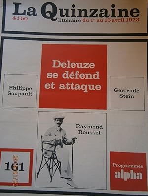 La Quinzaine Littéraire N° 161. Avril 1973.