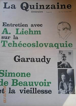La Quinzaine Littéraire N° 88. Février 1970.