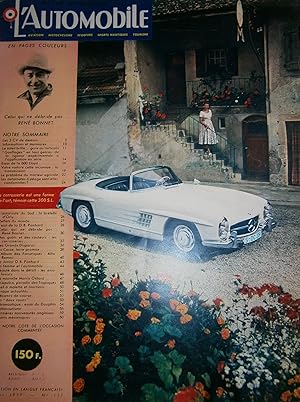 L'Automobile N° 157. René Bonnet; Lloyd 600 Alexander TS; coupé D.B. Panhard; album Alfa-Roméo. M...
