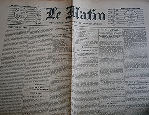 Le Matin du 18 octobre 1898. 18 octobre 1898.