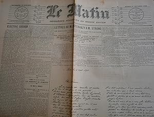 Le Matin du 1er octobre 1898. 1er octobre 1898.