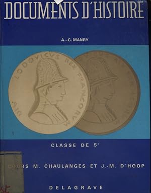 Imagen del vendedor de Documents d'histoire : Classe de 5e. a la venta por Librairie Et Ctera (et caetera) - Sophie Rosire
