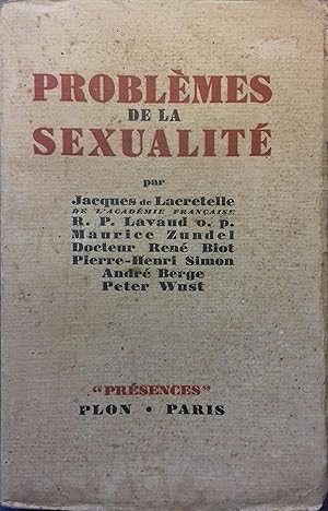 Seller image for Problme de la sexualit. for sale by Librairie Et Ctera (et caetera) - Sophie Rosire