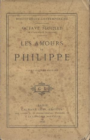 Imagen del vendedor de Les amours de Philippe. a la venta por Librairie Et Ctera (et caetera) - Sophie Rosire