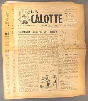 La Calotte. Mensuel. 7 numéros entre le N° 110 de décembre 1964 et le N° 124 d'avril 1966. Série ...