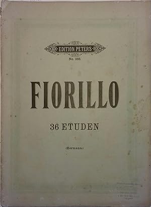 36 etuden für violine solo. (Hermann.) N° 283. 36 Etuden oder Capricen. Vers 1950.