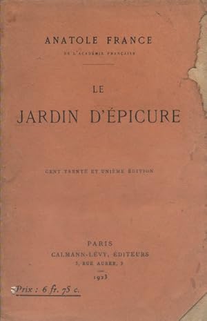 Bild des Verkufers fr Le jardin d'Epicure. zum Verkauf von Librairie Et Ctera (et caetera) - Sophie Rosire