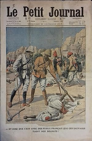 Le Petit journal - Supplément illustré N° 1049 : Des fusils français tuent nos soldats (Dans le S...