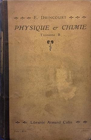 Seller image for Physique et chimie. Classe de troisime B. for sale by Librairie Et Ctera (et caetera) - Sophie Rosire