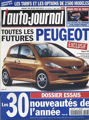 L'auto-journal 1999 N° 518. 17 juin 1999.