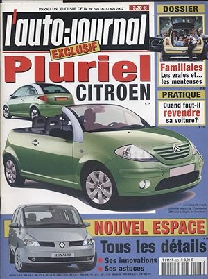 L'auto-journal 2002 N° 595. 30 mai 2002.