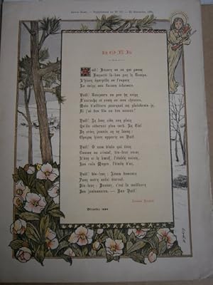 Seller image for Nol des humbles. Pour piano et chant. for sale by Librairie Et Ctera (et caetera) - Sophie Rosire