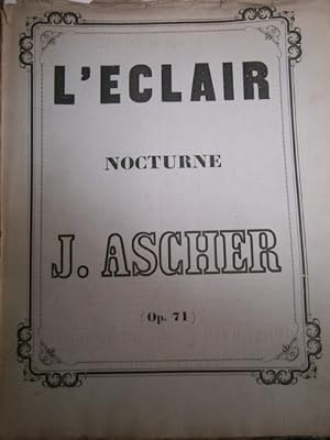 Image du vendeur pour L'clair. Nocturne. Op : 71. Vers 1850. mis en vente par Librairie Et Ctera (et caetera) - Sophie Rosire