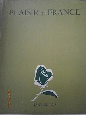 Imagen del vendedor de Plaisir de France N 207. Janvier 1956. a la venta por Librairie Et Ctera (et caetera) - Sophie Rosire