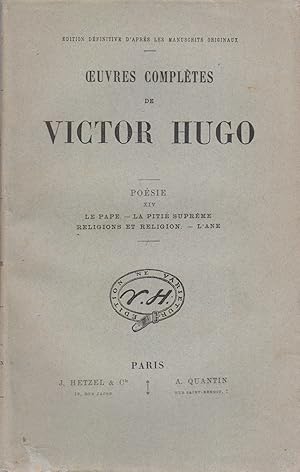 Le Pape. - La pitié suprême. - Religions et religion. - L'âne. Vers 1880.