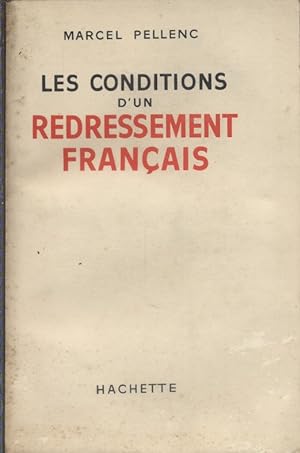 Les conditions d'un redressement français.
