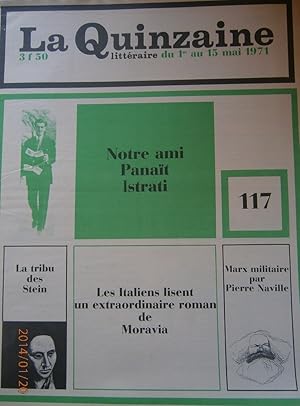 La Quinzaine Littéraire N° 117. Mai 1971.