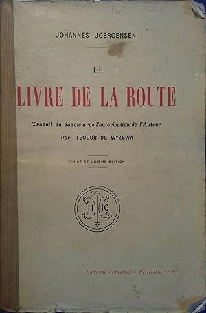 Bild des Verkufers fr Le livre de la route. zum Verkauf von Librairie Et Ctera (et caetera) - Sophie Rosire