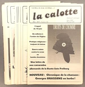 La Calotte. Mensuel. 16 numéros entre le N° 366 de juin 1990 et le N° 405 de mai 1994. Série inco...