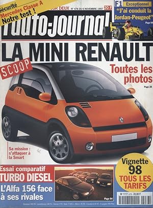 L'auto-journal 1997 N° 476. 6 novembre 1997.