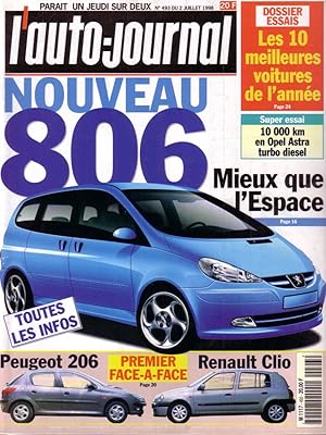 L'auto-journal 1998 N° 493. 2 juillet 1998.