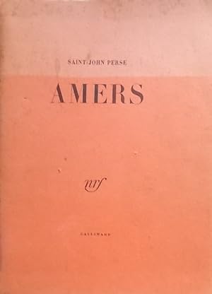Image du vendeur pour Amers. mis en vente par Librairie Et Ctera (et caetera) - Sophie Rosire