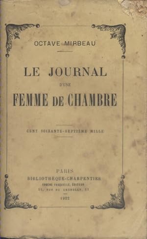 Bild des Verkufers fr Le journal d'une femme de chambre. zum Verkauf von Librairie Et Ctera (et caetera) - Sophie Rosire
