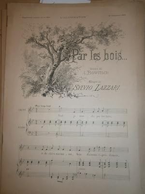 "Par les bois , pour piano et chant. Suivi de : "Chinoiserie", par Henri Kowalski. Impromptu pou...