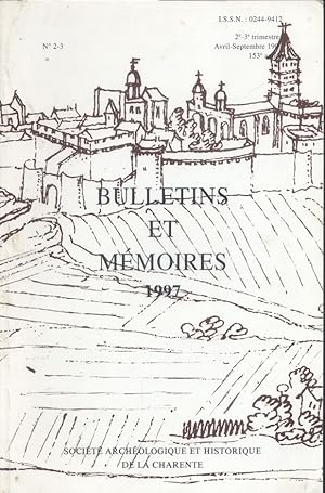 Imagen del vendedor de Bulletins et mmoires. 1997 .N 2-3. 2e et 3e trimestres 1997. a la venta por Librairie Et Ctera (et caetera) - Sophie Rosire