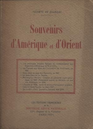 Immagine del venditore per Souvenirs d'Am�rique et d'Orient. venduto da Librairie Et C�tera - Sophie Rosi�re