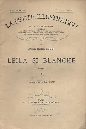 Seller image for La petite illustration - Roman : Lla si blanche. Roman en 2 fascicules. Aot 1928. for sale by Librairie Et Ctera (et caetera) - Sophie Rosire