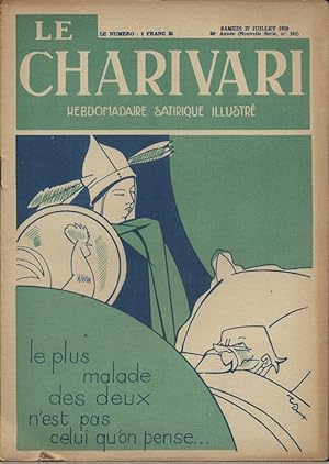 Bild des Verkufers fr Le Charivari N 161. Hebdomadaire satirique illustr. 27 juillet 1929. zum Verkauf von Librairie Et Ctera (et caetera) - Sophie Rosire