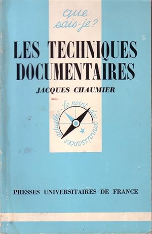 Seller image for Les techniques documentaires. for sale by Librairie Et Ctera (et caetera) - Sophie Rosire