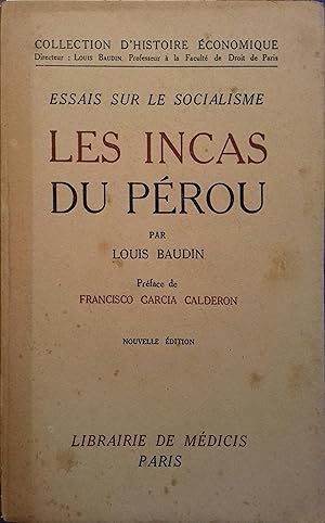 Immagine del venditore per Les Incas du Prou. Essais sur le socialisme. venduto da Librairie Et Ctera (et caetera) - Sophie Rosire