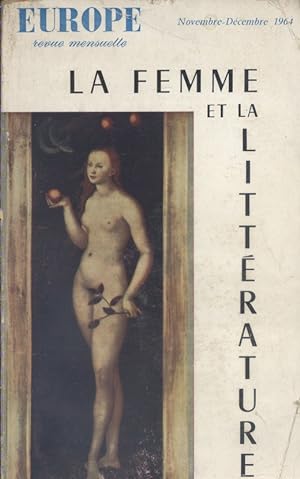 Europe N° 427-428. La femme et la littérature. Novembre-décembre 1964.