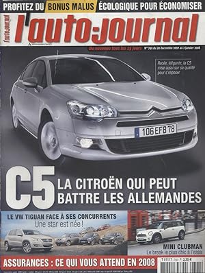 L'auto-journal 2007 N° 740. 20 décembre 2007.