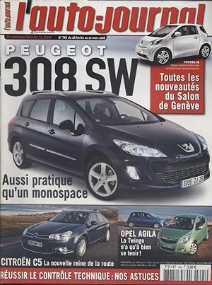 L'auto-journal 2008 N° 745. 28 février 2008.