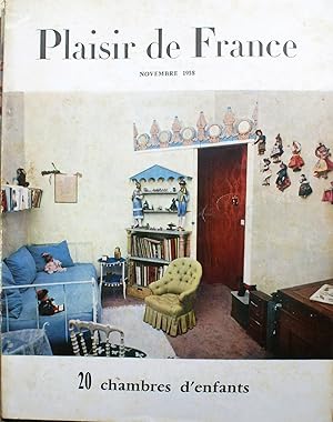 Imagen del vendedor de Plaisir de France N 241. Novembre 1958. a la venta por Librairie Et Ctera (et caetera) - Sophie Rosire