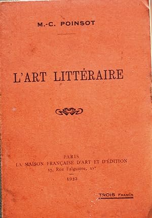 Seller image for L'art littraire. for sale by Librairie Et Ctera (et caetera) - Sophie Rosire