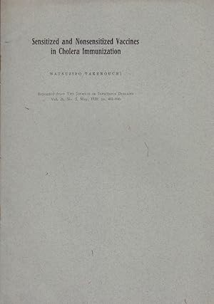 Sensitized and nonsensitized vaccine in cholera immunization.