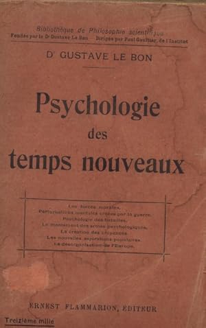 Psychologie des temps nouveaux.